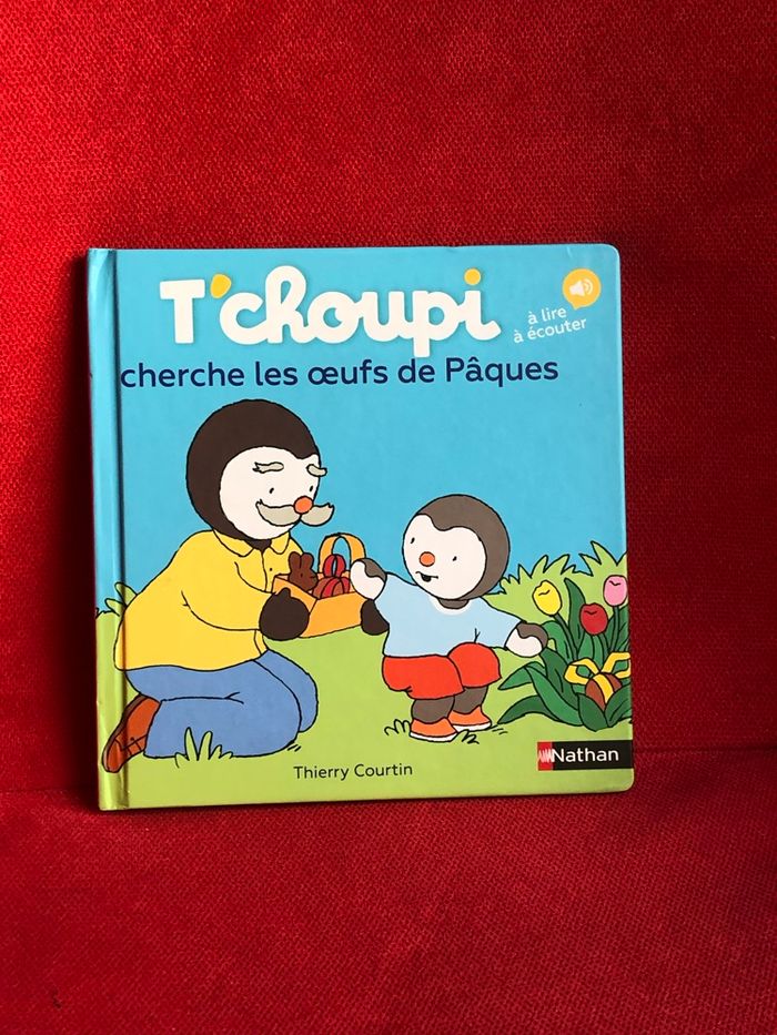 Livre Tchoupi cherche les œufs de Pâques