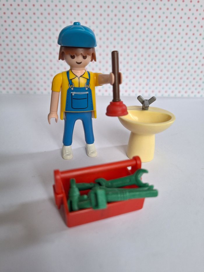Figurine Playmobil  Spécial  le plombier
