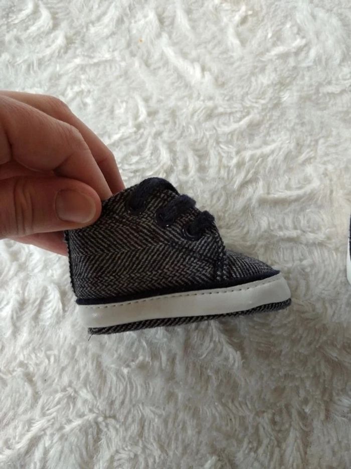 Chaussures bébé style basket Garçon 0/3 mois - photo numéro 4