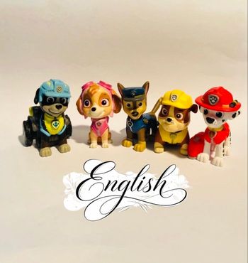 Lot tonies anglais paw patrol 