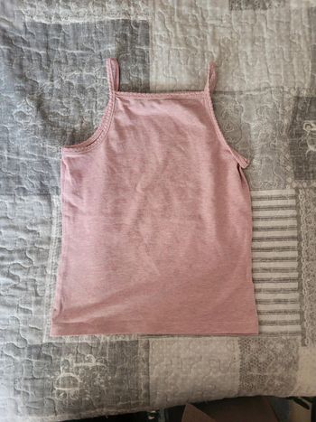 Maillot de corps rose 5 ans