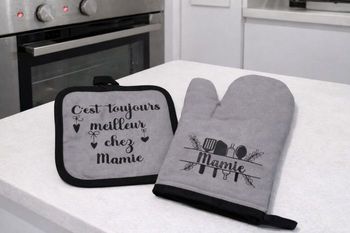 Lot de 2 maniques pour la cuisine