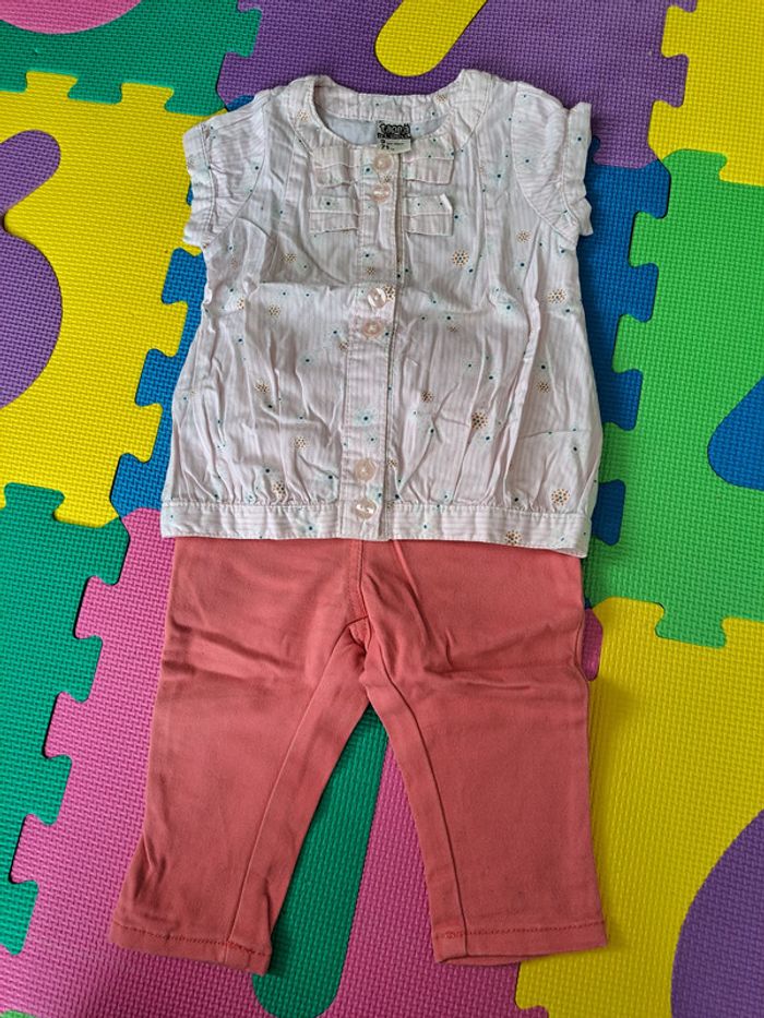 Pantalon DPAM 9m (Blouse MC Tape à l’œil 9m offerte)