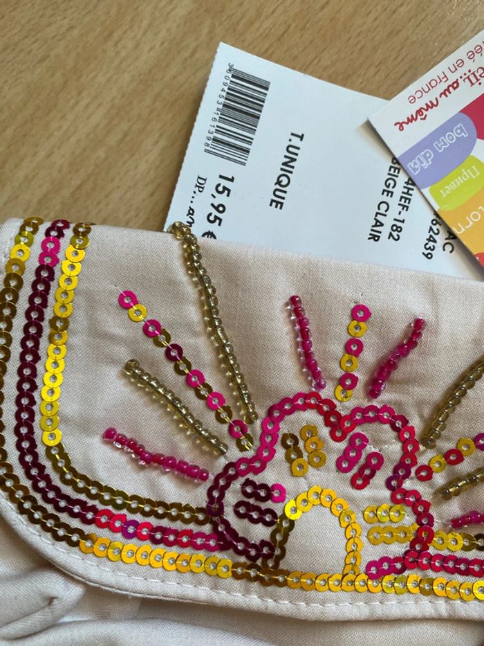 Petit sac à main fille à sequins DPAM Du pareil au même Neuf - photo numéro 3