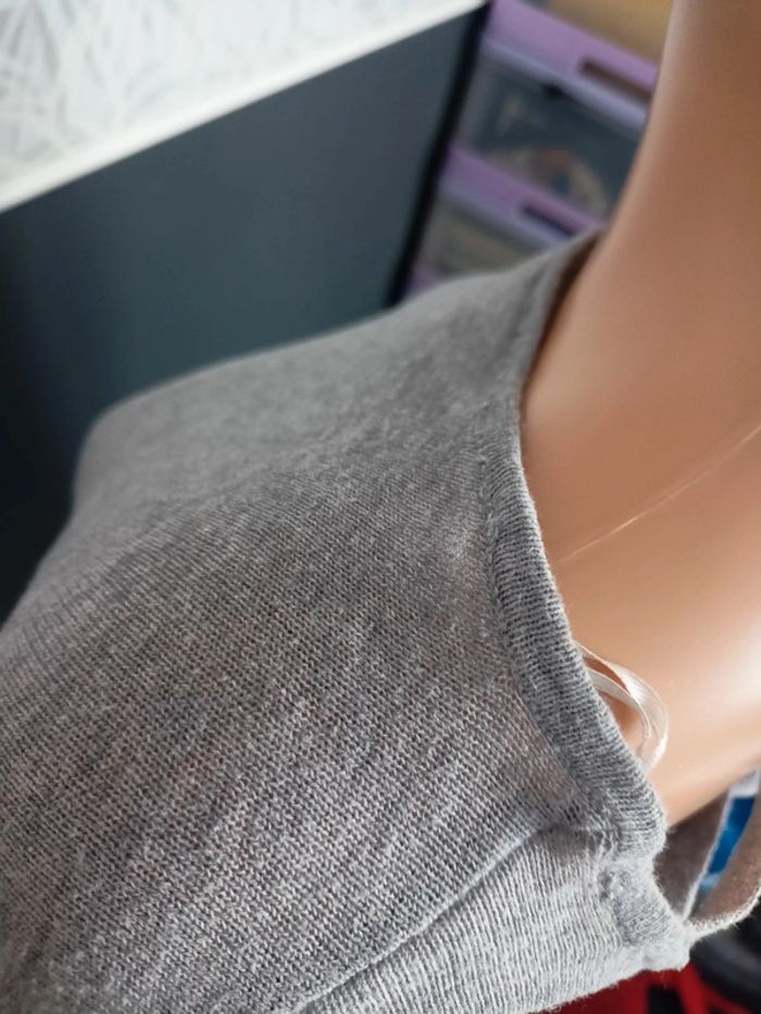Pull gris S N*377 - photo numéro 4
