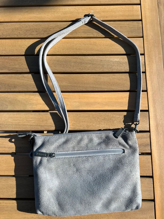 Sac gris étoile bandoulières Mandoline - photo numéro 4