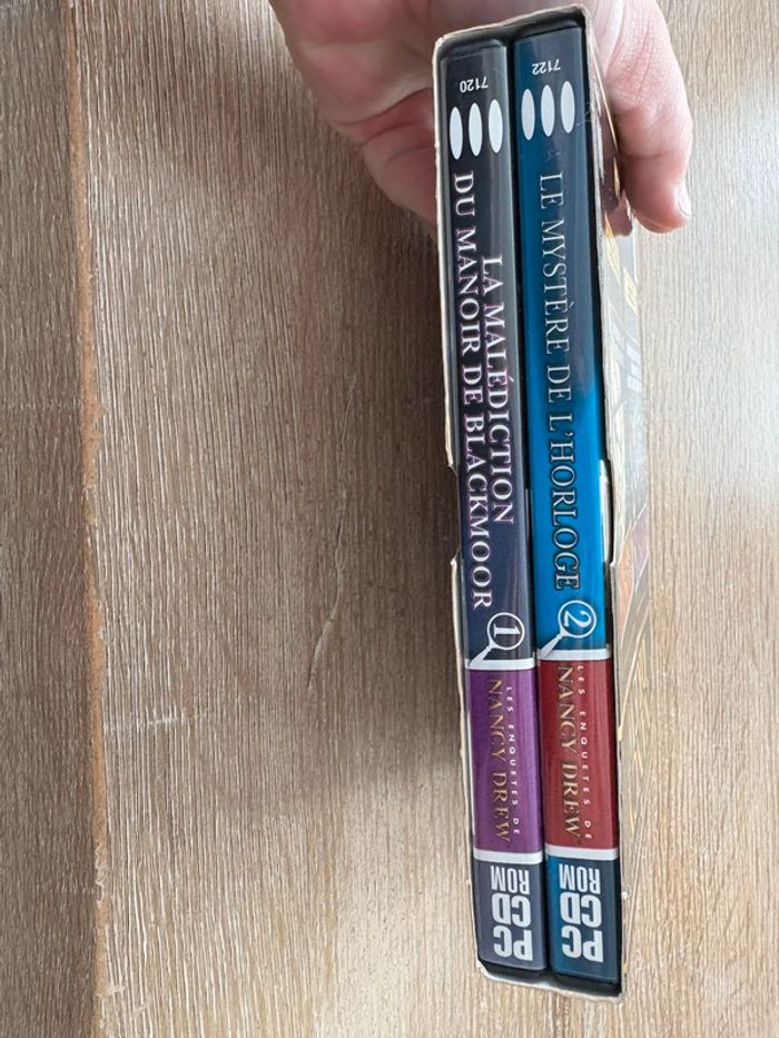 Coffret 2 enquêtes Nancy drew pc vintage - photo numéro 4