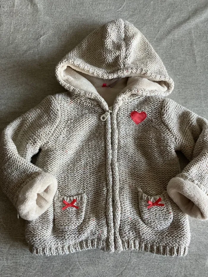 Veste polaire à capuche Orchestra – Taille 12 mois