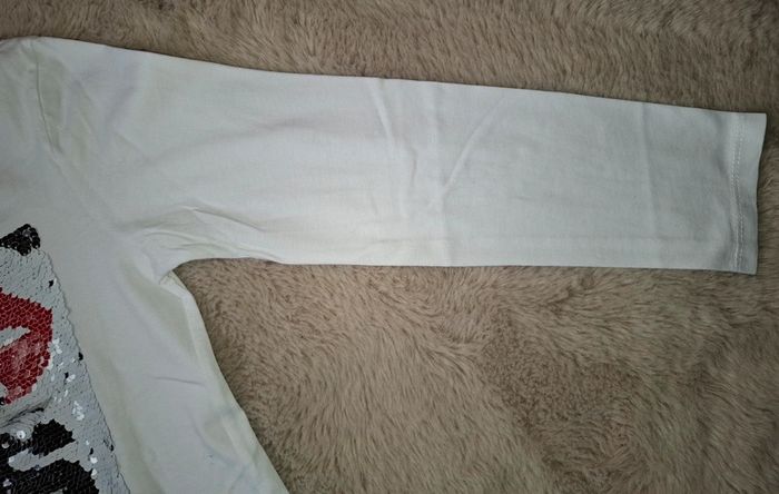 T shirt blanc kiabi Kiss 8 ans - photo numéro 6