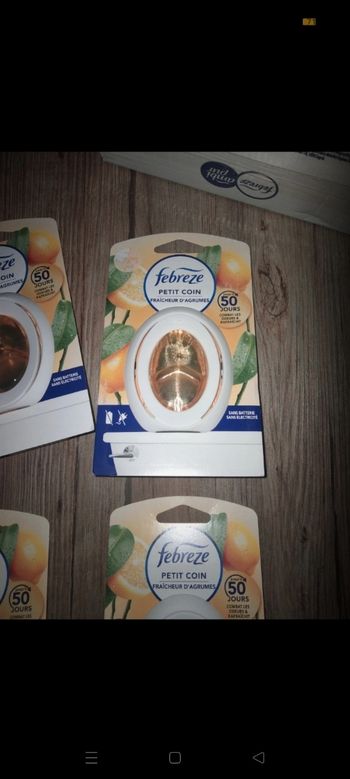 7 Febreze petit coin