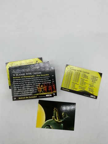 The Nightmare Before Christmas (Neca 2001) complete set 72 cards