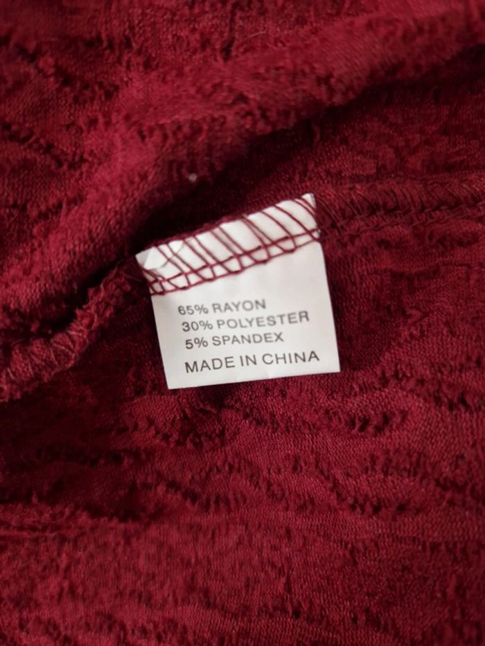 Robe bordeaux - photo numéro 8