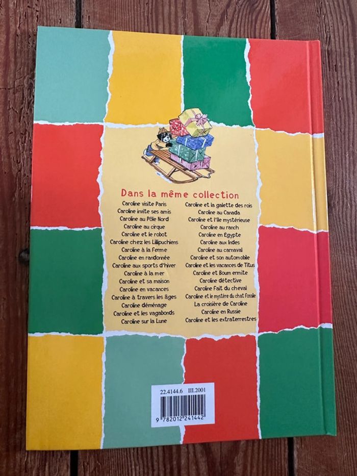 Livre rare Le Noël de Caroline album damiers couleurs collection Pierre Probst - photo numéro 2