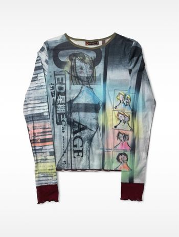 Vintage 2000s Cop Copine top y2k