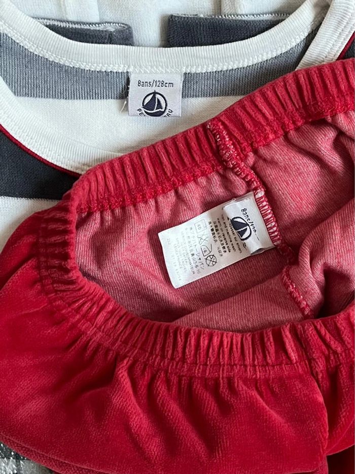Pyjama chaud en velours collection Noël Petit bateau T-8 ans - photo numéro 7