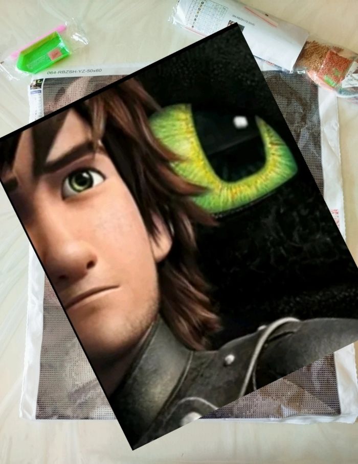 Diamond painting Krokmou et Arold #Z042