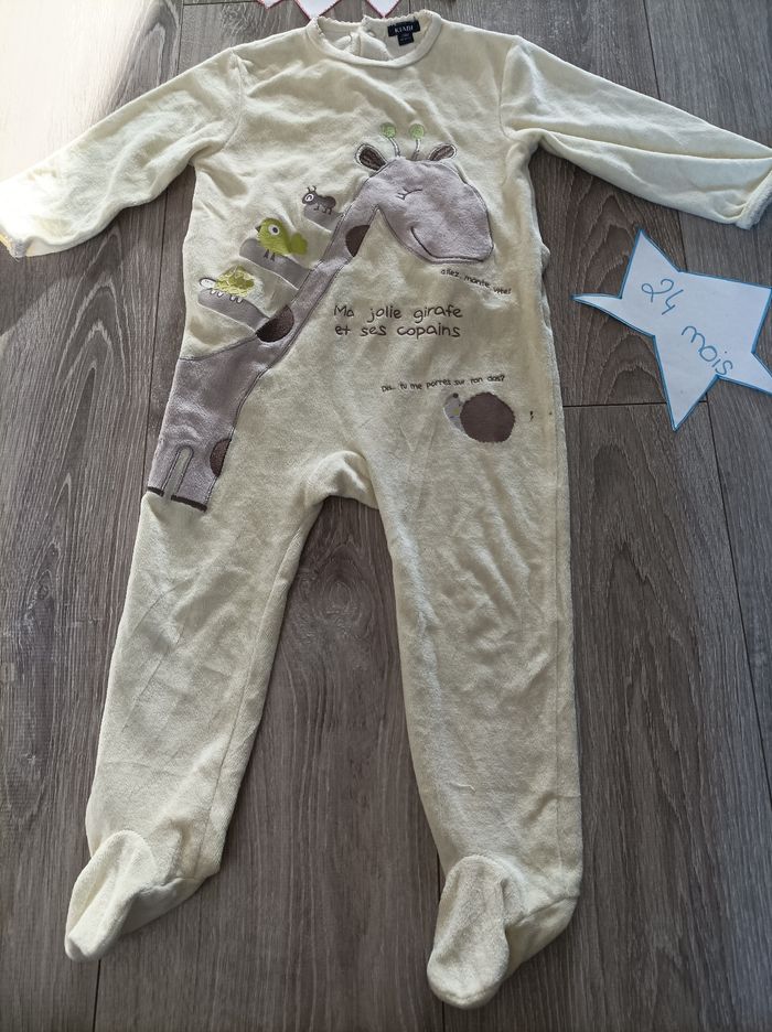 Pyjama girafe 2 ans