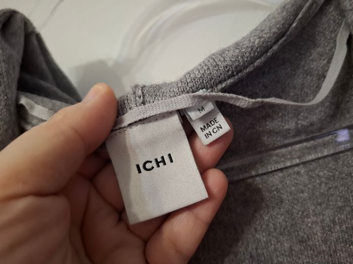 Cardigan ichi avec capuche taille 38 en très bon état - photo numéro 3