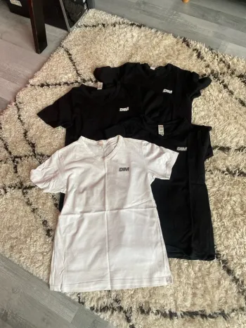 Dim _ lot de 4 maillot sous vêtements garçon 12ans