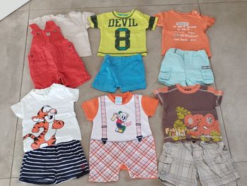 Lot de vêtements d'été garçon 6 mois