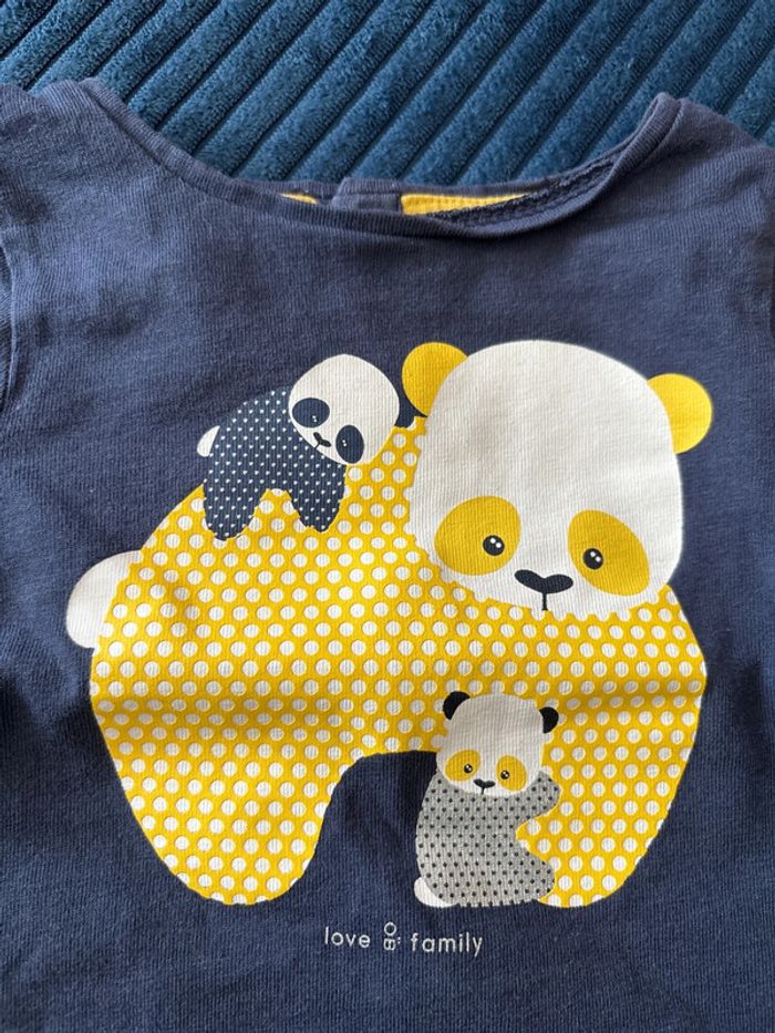 Lot de 2 tee-shirts 1 mois Obaïbi - photo numéro 6