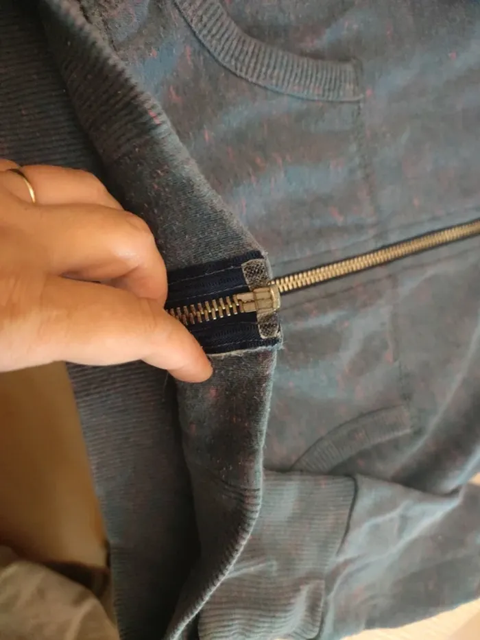 Sweat zippé à capuche Superdry xxs 12 ans - photo numéro 3