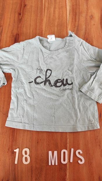 Tee short manches longues