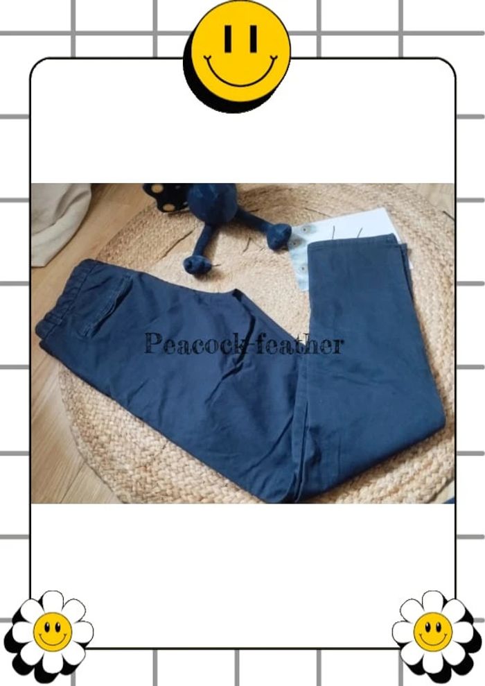 Pantalon Chino bleu smog 40 - photo numéro 3