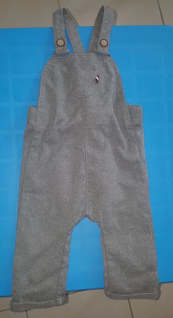 Salopette grise 9 mois
