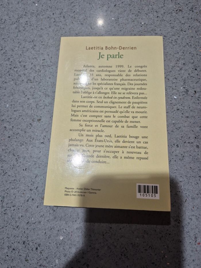 Livre je parle de laetitia Bohn-Derrien - photo numéro 2