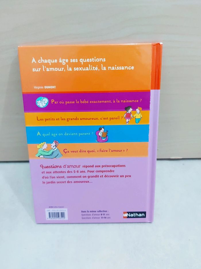 🌺 Livre : Questions d'amour 5 - 8 ans - photo numéro 2