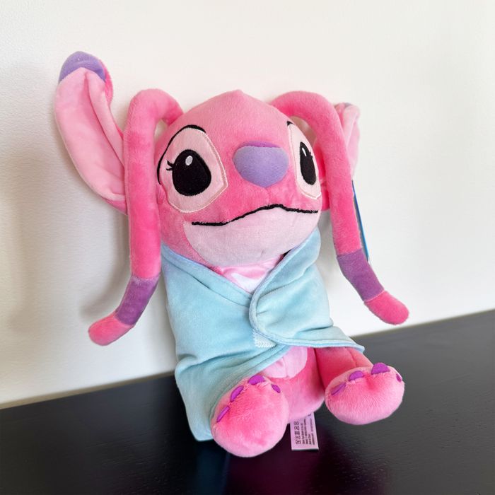 Angel et couverture Doudou Peluche Lilo & Stitch Disney Blankee 25cm - photo numéro 7