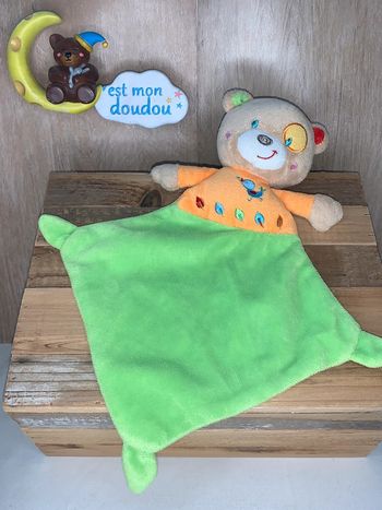 NIC498 doudou ours 🐻 Nicotoy