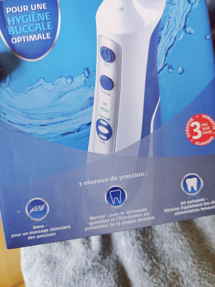 Hydropulseur brosse jet nettoyage dent Nevadent, neuf dans boite - photo numéro 4