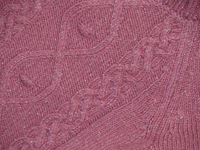 Pull laine rose paillette - photo numéro 3