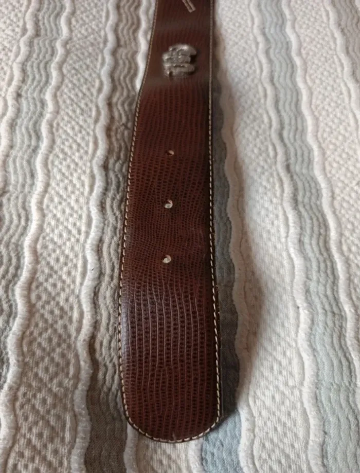 Ceinture 70 cm croûte de cuir de vachette SO&CO - photo numéro 7