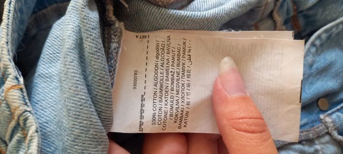 Short en jean taille haute bleu mango 38 - photo numéro 4