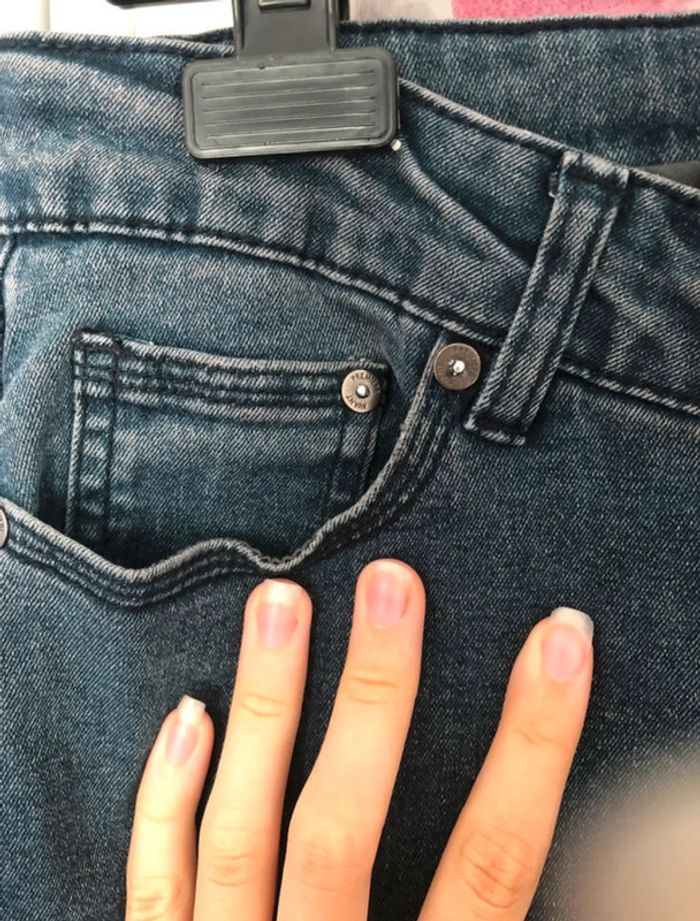 Jean skinny bleu ajustable Avant Première 16 ans - photo numéro 3