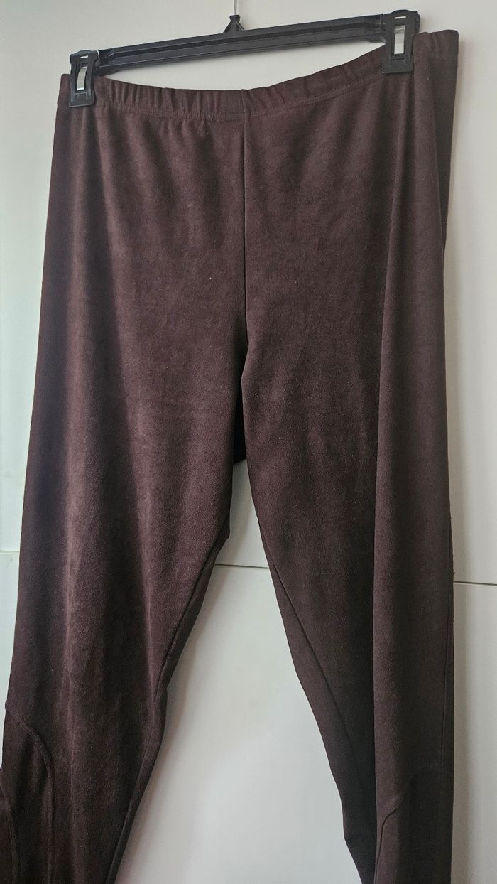 Pantalon imitation peau forme jodpur - photo numéro 3