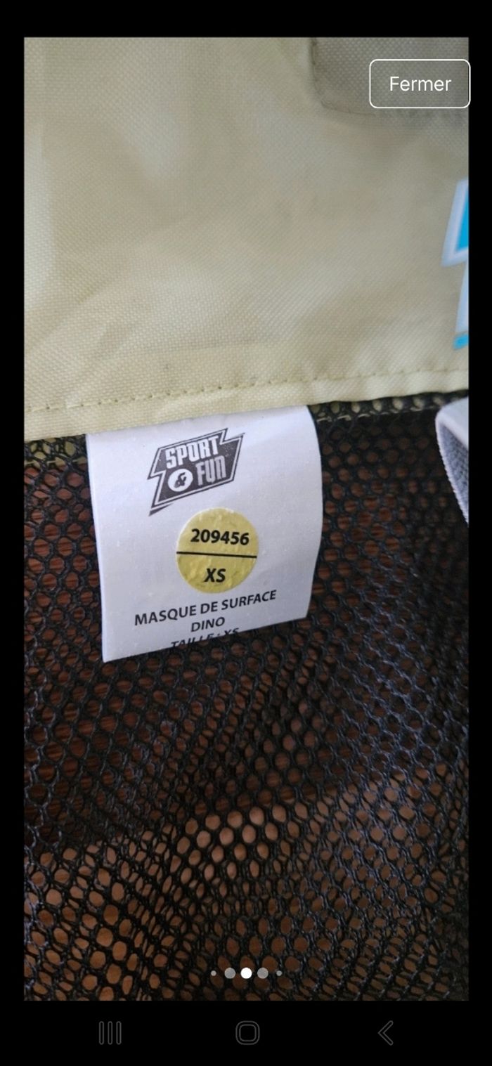 Masque de plongée enfant - photo numéro 4