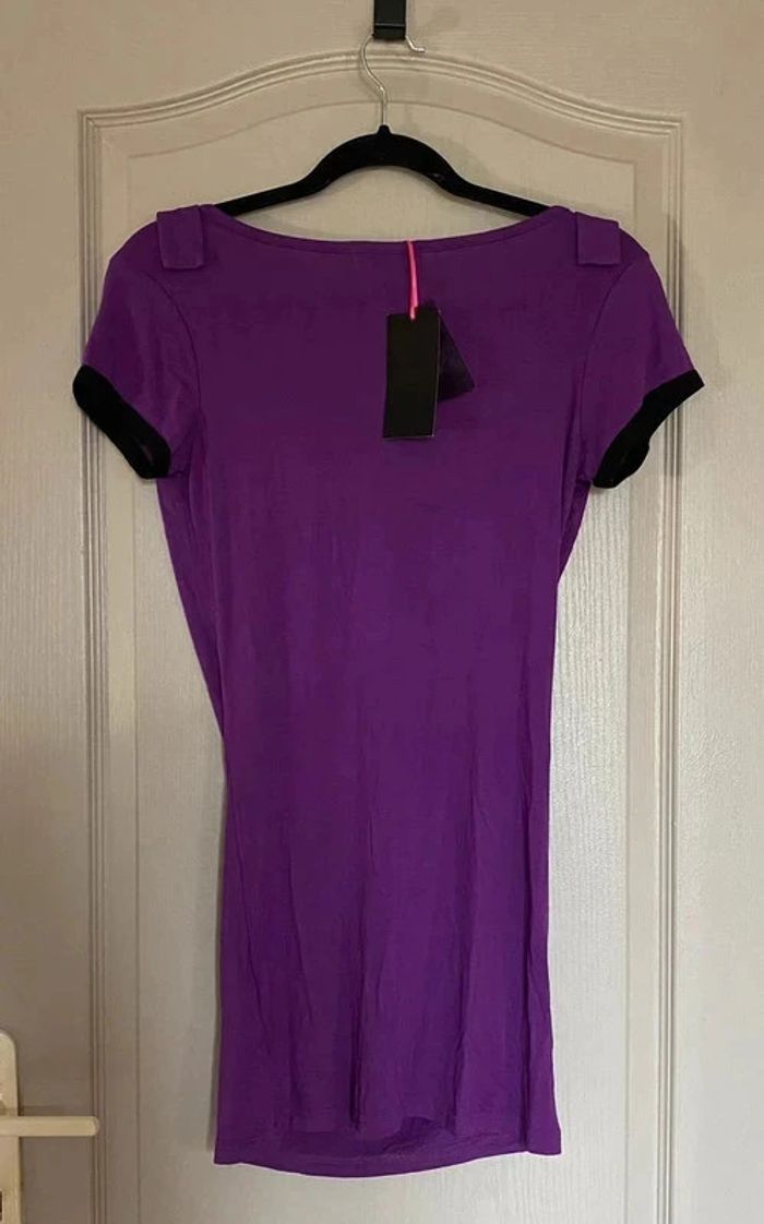 T-shirt violet taille 36 - photo numéro 2