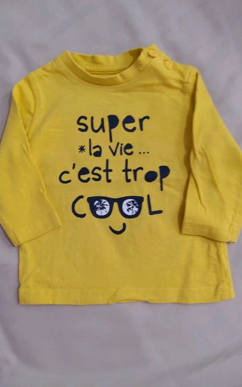 Maillot manches longues 3 mois