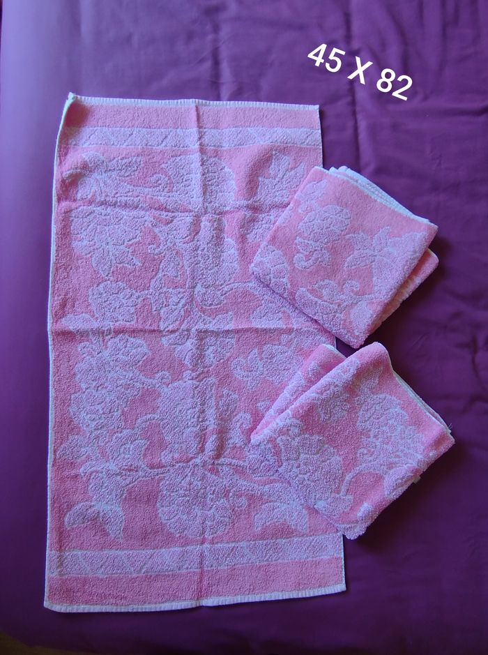 3 serviettes  45 X 82
