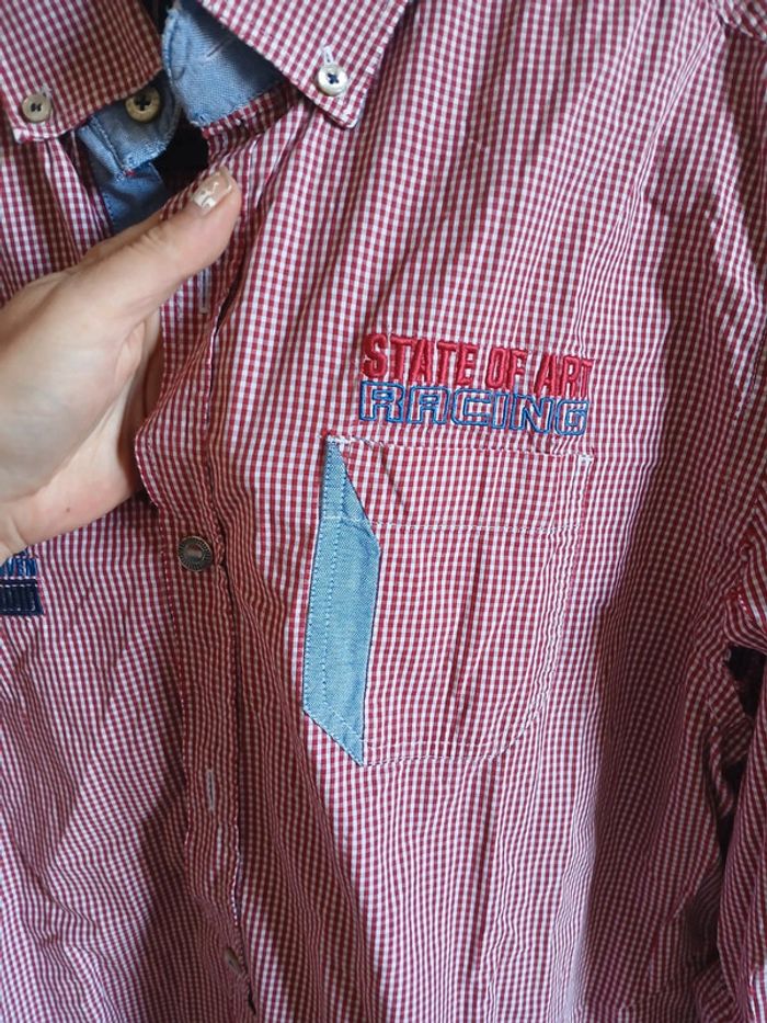 🍍 Chemise à carreaux homme Statère Of Art Racing taille L - photo numéro 2