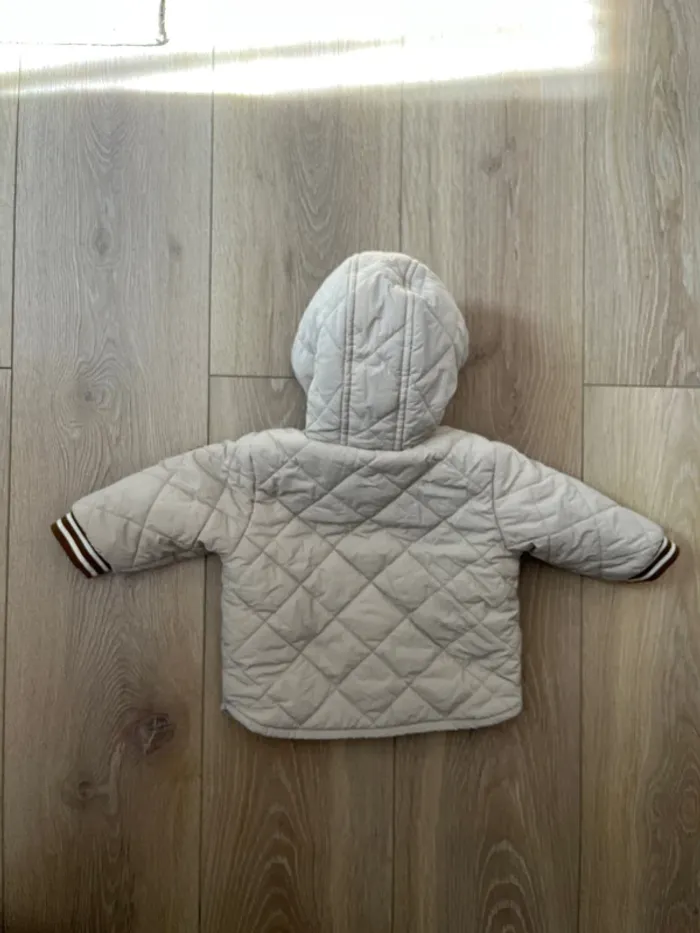 Doudoune obaibi 6 mois beige - photo numéro 5