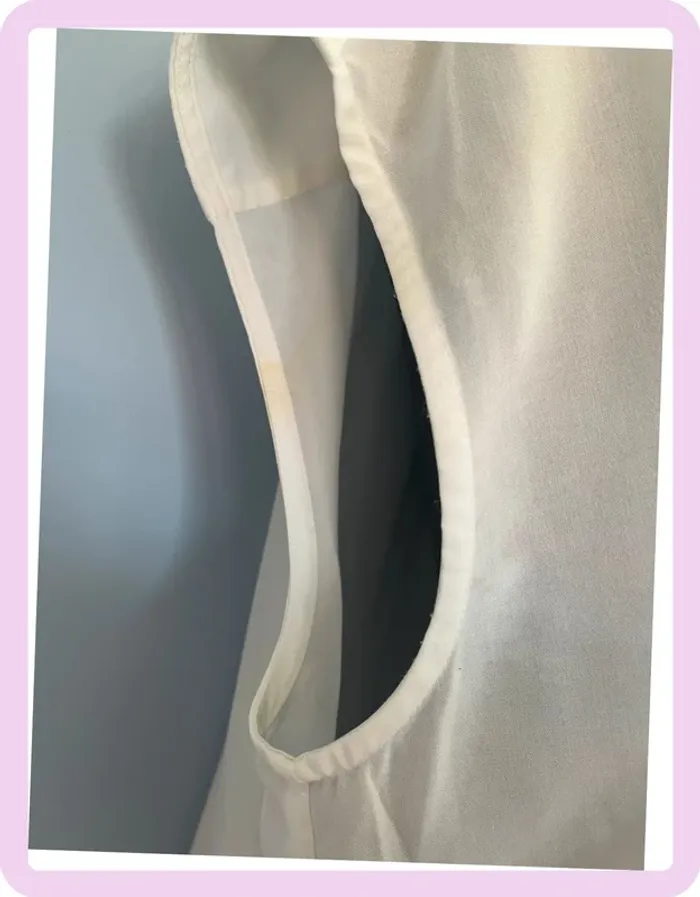 Haut sans manches blanc Comptoir des Cotonniers – Taille 3 – À customiser ou porter tel quel - photo numéro 3