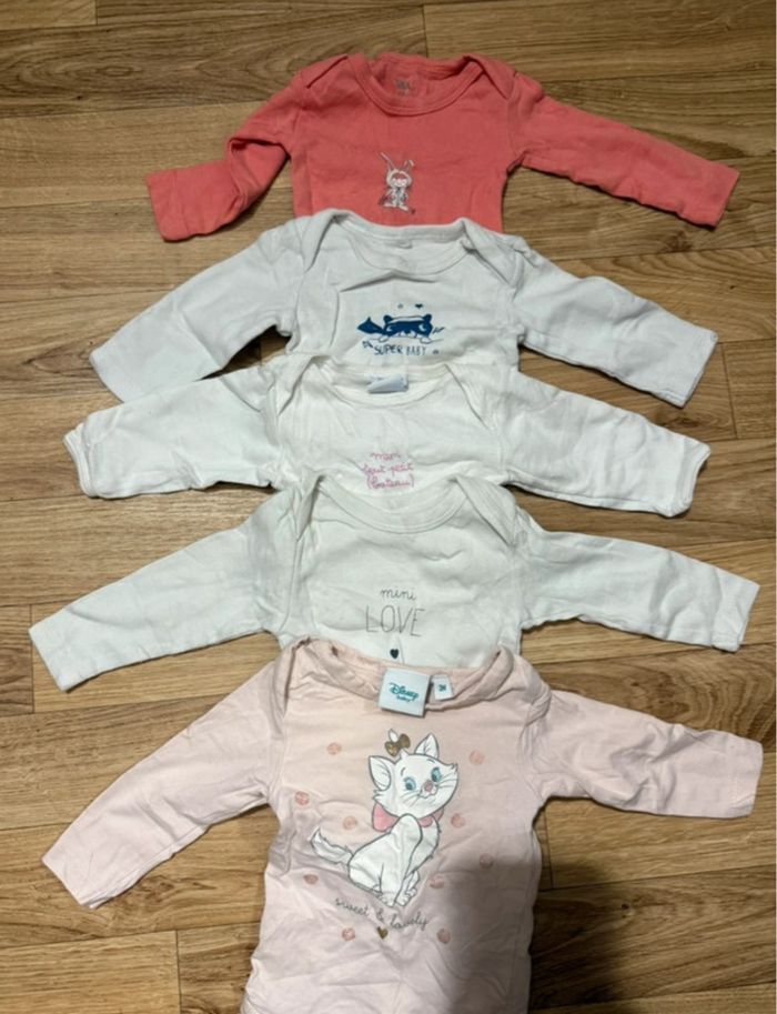 5 body manches longues