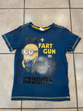 Tee-shirt manches courtes Minions 6ans (114cm)