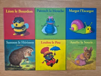 6 livres Collection "Drôles de Petites Bêtes"