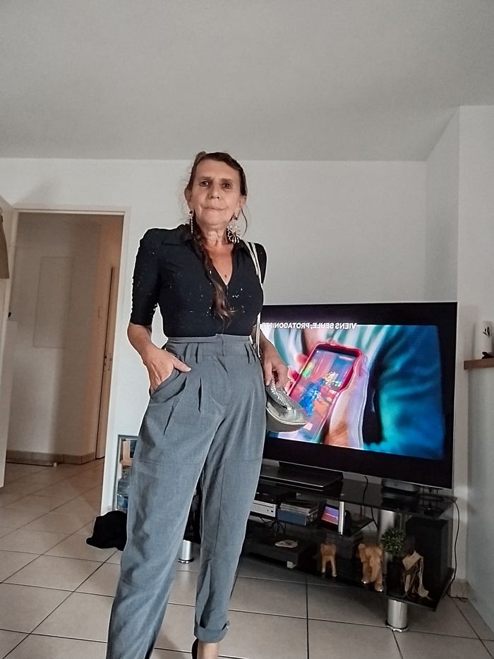 Pantalon pince XS/S Bershka - photo numéro 8